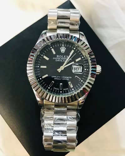 Rolex Silver watch. . . brand new. . . Quality trusted