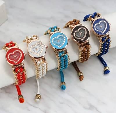 stylish women heart watch