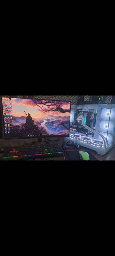 slightly used pc + monitor (price negotiable)