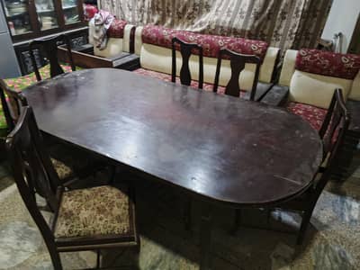 Original chesham Dinning Table with 6 chairs (WhatsApp 03320470007)