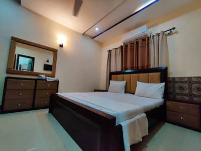 Daily basis 1bed ROM full furnished apartments safe and scour 100%coupe allow