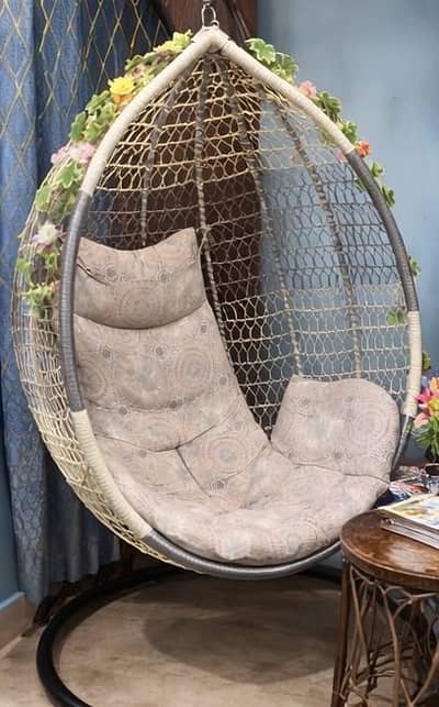 Premium hanging swing chair with cushions