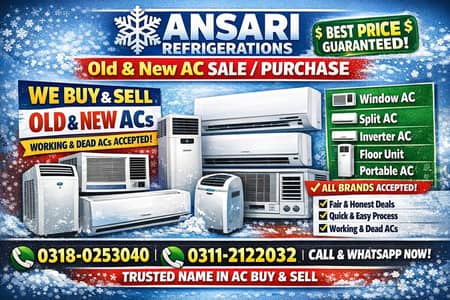 Ac /Old Ac/ Dead Ac/Window Ac/Purana Ac/Ac Purchase / Split Ac / Wind