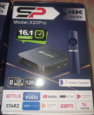 x20 pro Android tv box  8/128