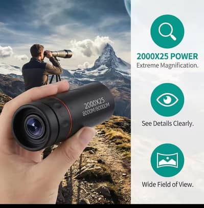 HD Optics Monocular Telescope