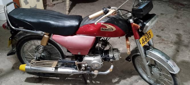 urgent sell united motr cycle full ok h koi kam ni h