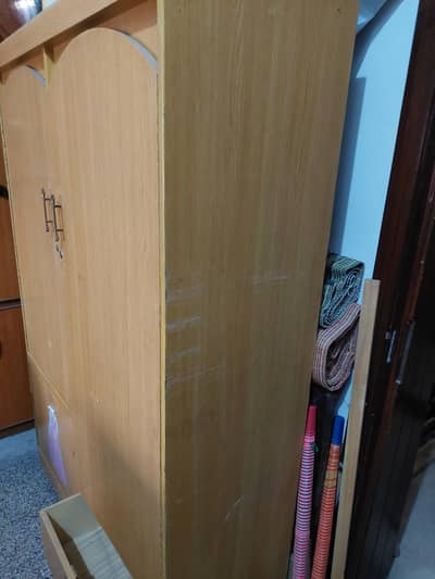 100% wood wardrobe with large amount of space