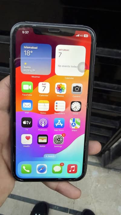 IPHONE 11 128 GB PTA Approve Black with box