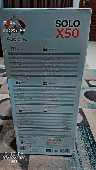 wireless Audionic Solo X50 with mike