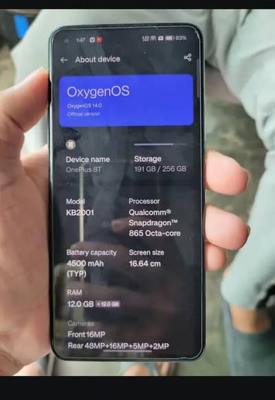 OnePlus 8t exchange possible h