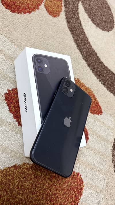Urgent iPhone 11 with original box 128GB PTA Approved Factory Unlocked