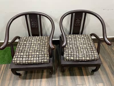 Wooden Chairs with Soft Seat