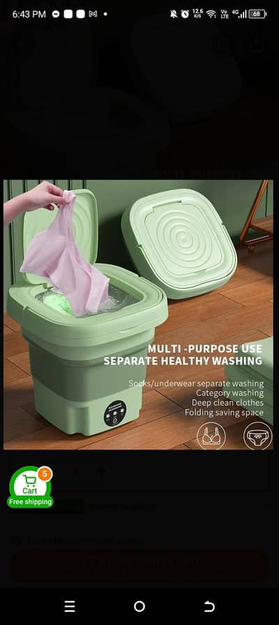 Mini washing machine