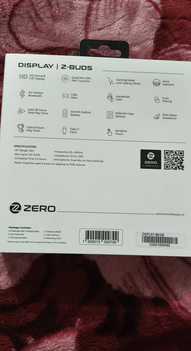 Zero Display Earbuds 3