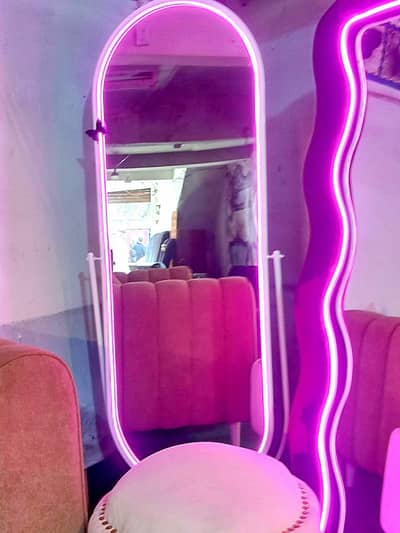 Standing Mirrors and stool