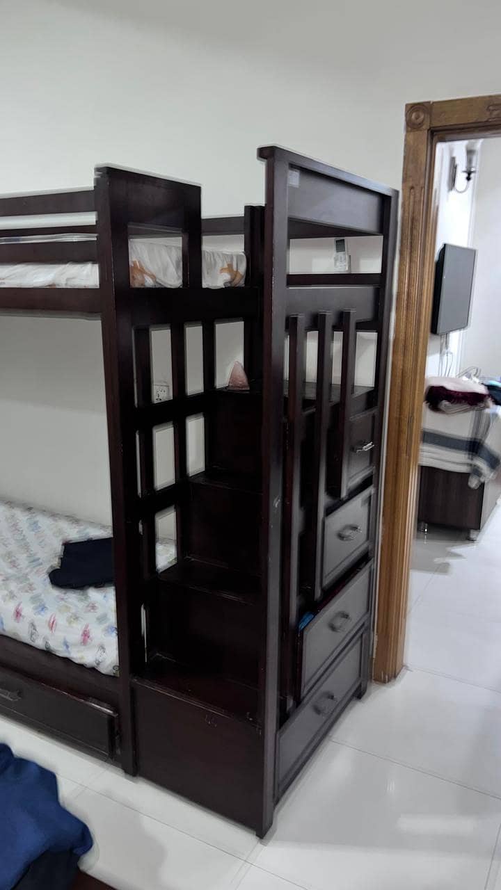 Bunk Bed Solid Ash Wood 1