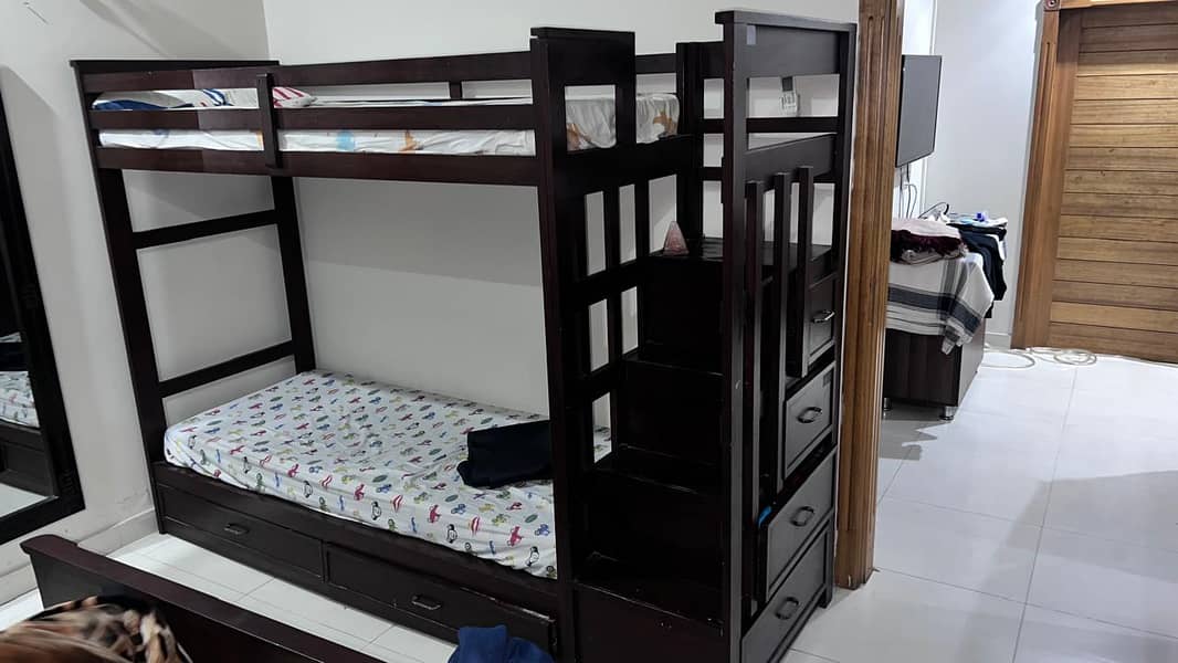 Bunk Bed Solid Ash Wood 2