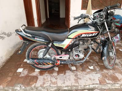Cg 125deluxue 2012 model with golden number 666