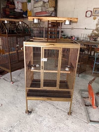 Brand new 3 fancy cages,best for hand tamed birds. Price 28000 large