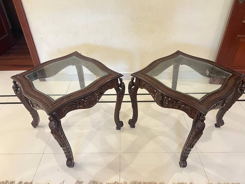 Centre table with 2 side table 0