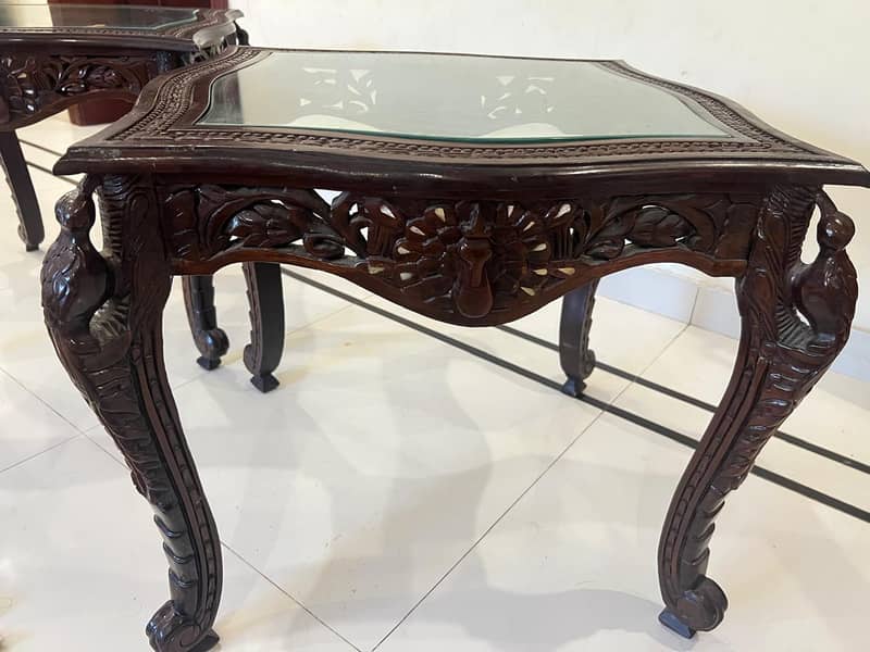 Centre table with 2 side table 2