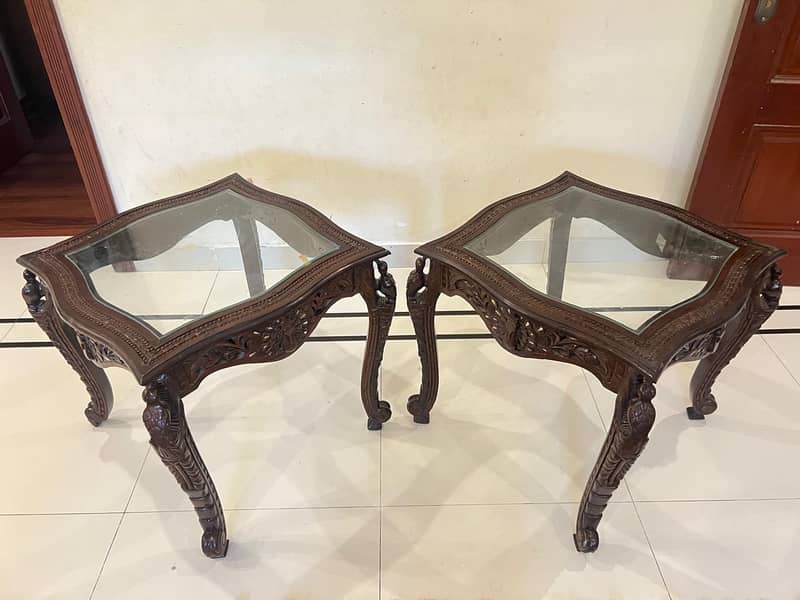 Centre table with 2 side table 5