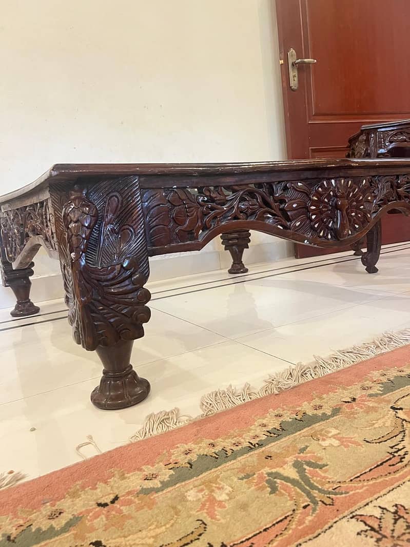 Centre table with 2 side table 12