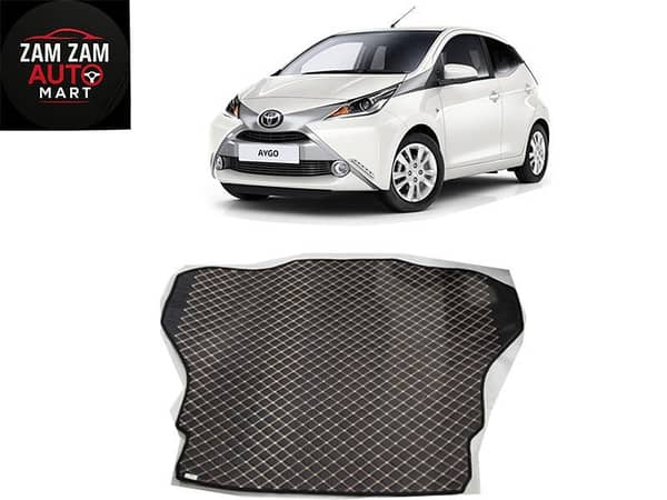 Toyota Aygo 7D Trunk Mat Model 2005-2014