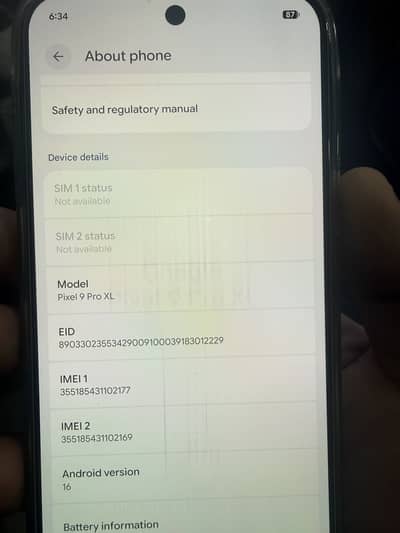 Google pixel 9 pro xl