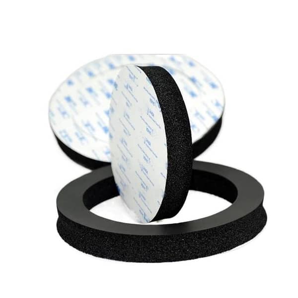 Recoil MYQ65 Universal 6.5″ Car Speaker Insulation Foam Rings Soundproofing & Bass Enhancement 1 Pair