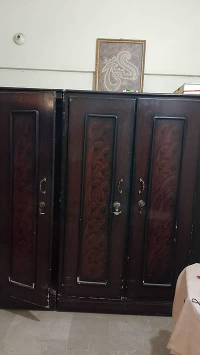 Bedroom Set with Wardrobe &  Dressing Table