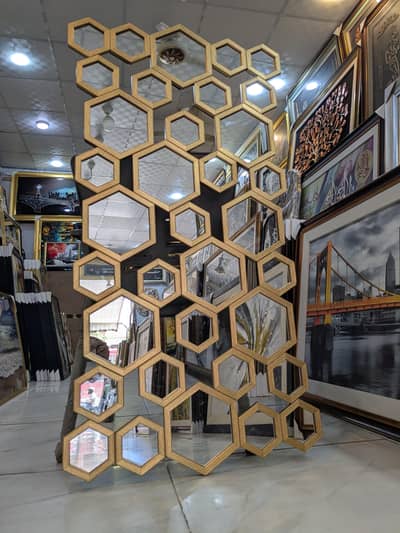 Antique Collage Mirror