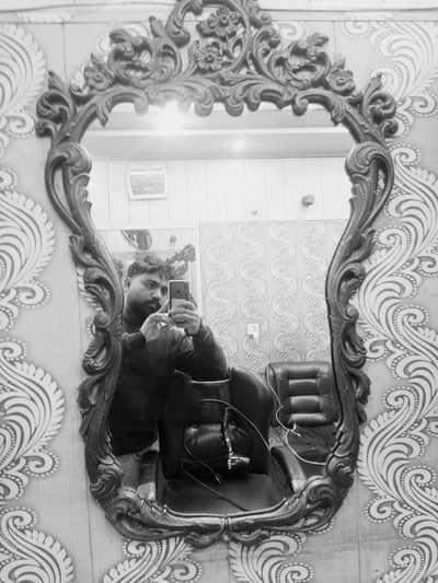 antique looking mirror