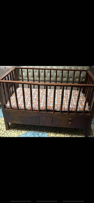 solid wood baby cot