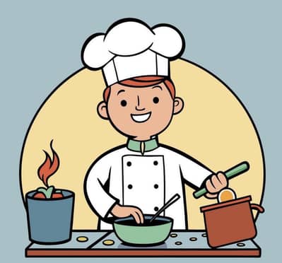 cook job hygiene and clean F. A must