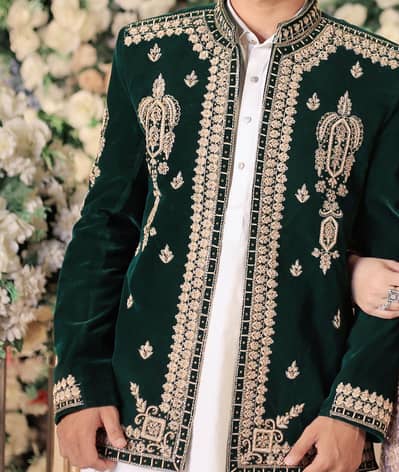 mens coat dark green colour