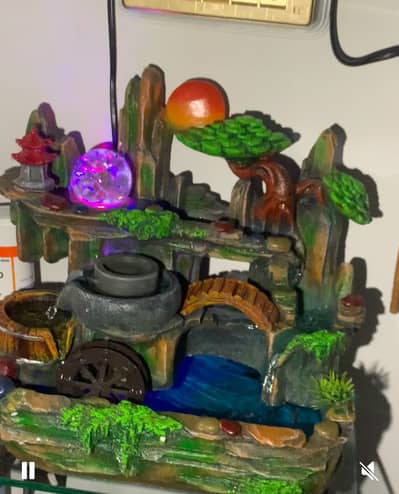 Antique LED Indoor Water Fountain for Home & Office Décor