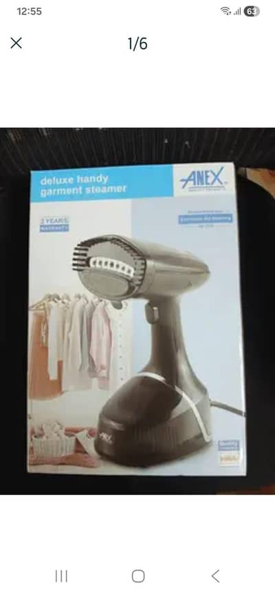 deluxe handy garments steamer  original