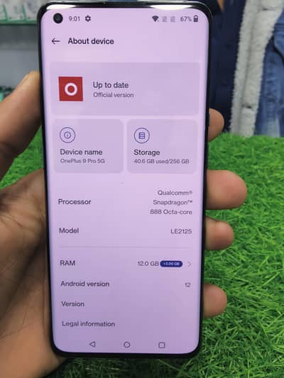 oneplus 9 pro 5G 12256 pubg master