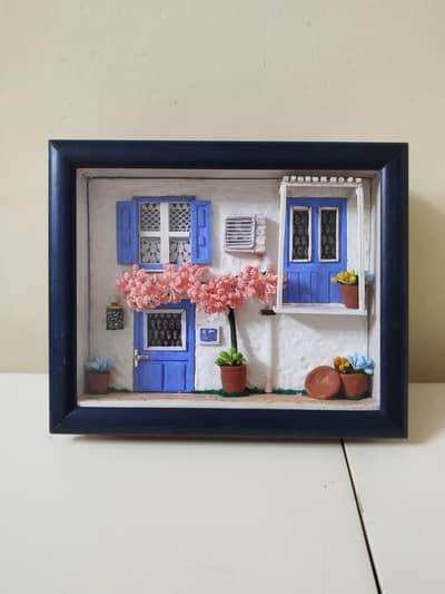 Greece Frame Shadow Box