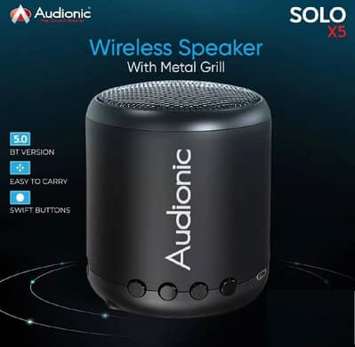 Audionic solo x5 portable wireless rechareable HiFi Sound speaker