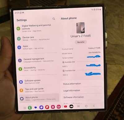 Samsung Mobile Z Fold 6