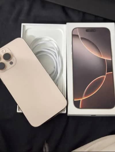 16 Pro Max Desert Titanium