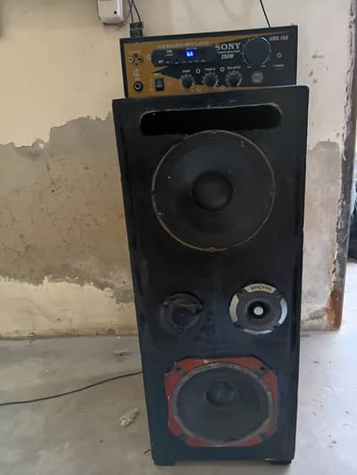 bt speaker with amplifire full ok hae