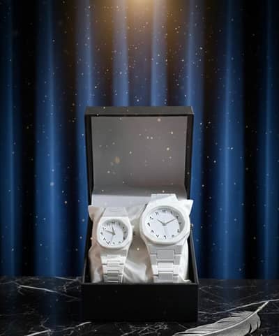 White Aura Couple Watch