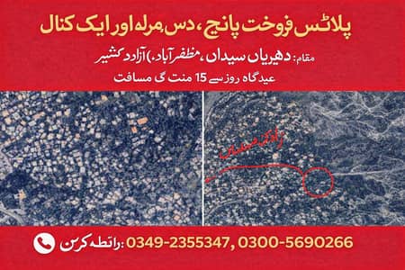 Residents plots for sale in muzaffarabad