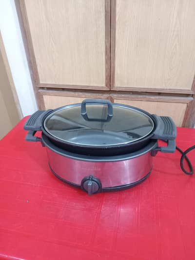 Breville 5.0 Litre Electric Slow COOKER with metal bowl, Imported