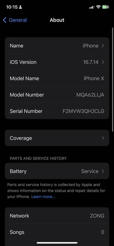 Iphone x Pta Approved 64gb LLA model