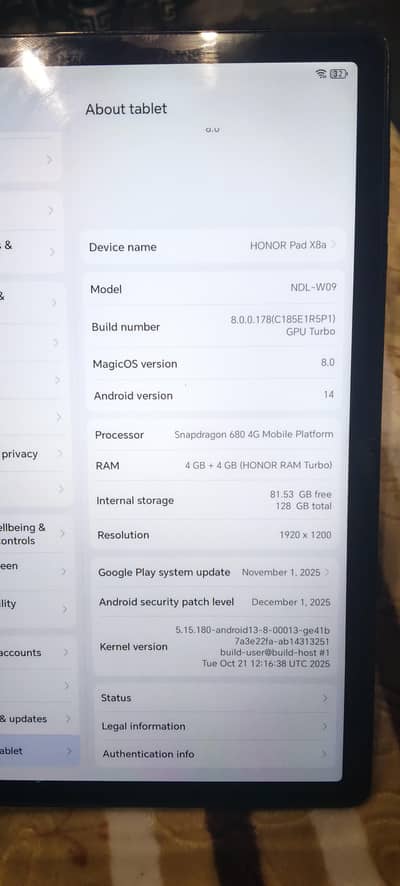 honor pad X8A exchange B hoskta ha Redmi note 13 wgyra se