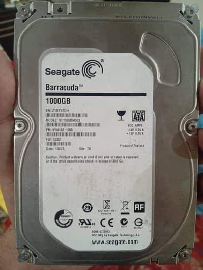Seagate 1tb harddrive
